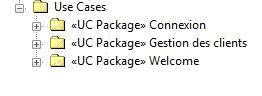 Figure 17 : UC packages du projet GestClient.FrondEnd